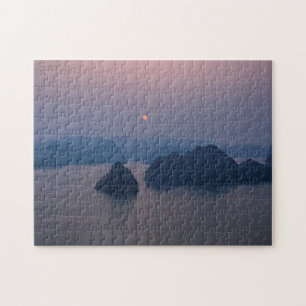 Sunset over Halong Bay - Vietnam, Asia Jigsaw Puzzle