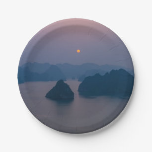 Sunset over Halong Bay - Vietnam, Asia Paper Plates