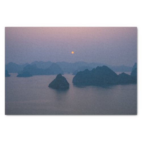 Sunset over Halong Bay _ Vietnam Asia Tissue Paper