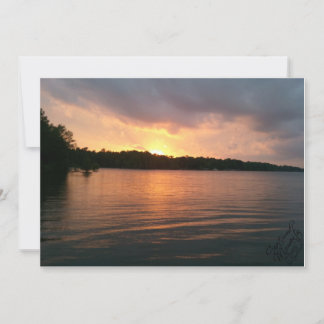 Sunset Over Lake Marion - Invitation