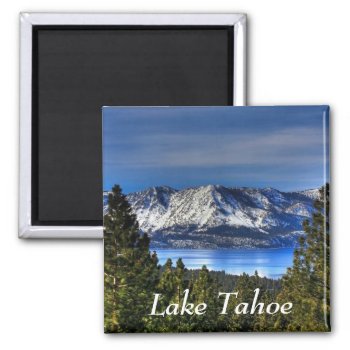 Sunset Over  Lake Tahoe California  Magnet by merrydestinations at Zazzle