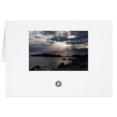 Sunset over Lanzarote Cards (Back Horizontal)