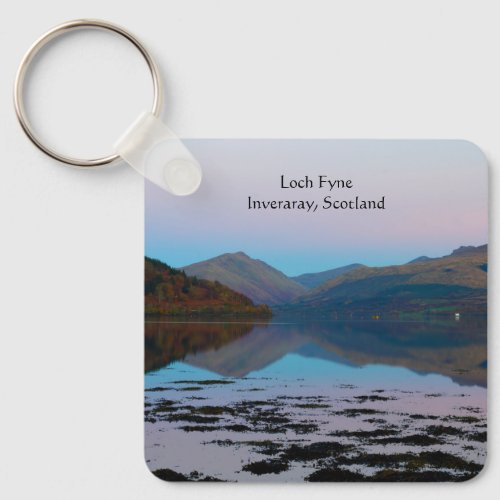 Sunset over Loch Fyne Scotland Keyring