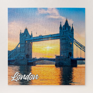 Sunset Over London, England, United Kingdom Jigsaw Puzzle