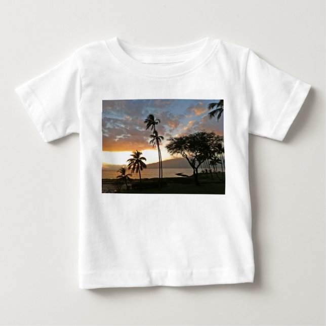 Sunset over Maalaea Bay, Maui Baby T-Shirt (Front)