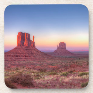 Sunset Over Monument Valley Arizona Beverage Coaster
