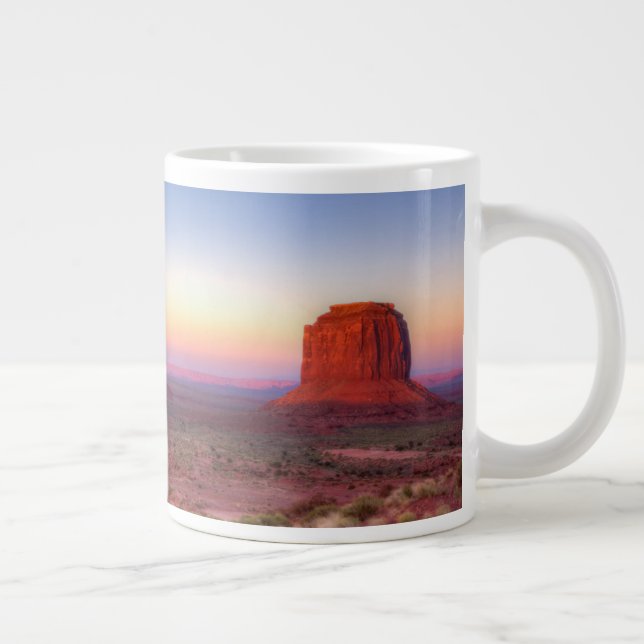Sunset Over Monument Valley Arizona Giant Coffee Mug (Right)