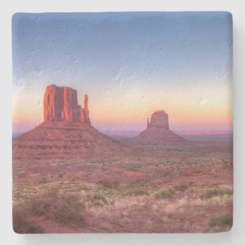 Sunset Over Monument Valley Arizona Stone Coaster
