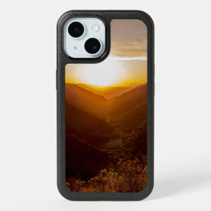 Sunset Over Mountains Landscape iPhone 15 Case
