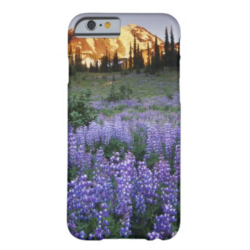 Sunset over Mt Adams and a sub_alpine meadow Barely There iPhone 6 Case
