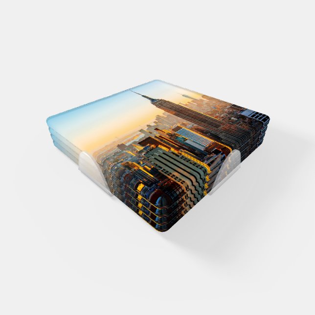 Sunset Over New York Coaster Set (Set)