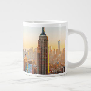 Sunset Over New York Giant Coffee Mug