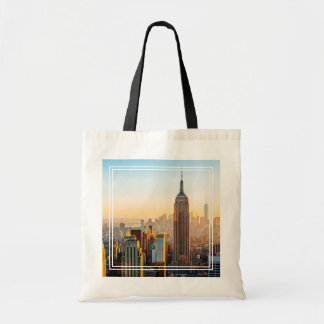 Sunset Over New York Tote Bag