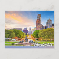 Sunset Over Philadelphia, Pennsylvania