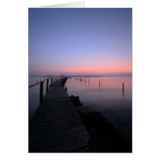 SUNSET OVER POOLE HARBOUR, POOLE, DORSET, ENGLAND. CARDS