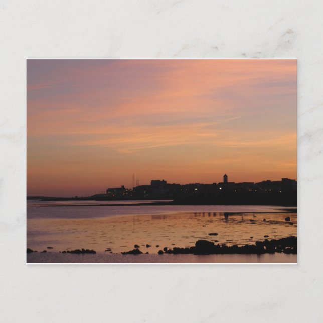 Sunset over Salthill Postcard (Front)