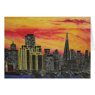sunset over san francisco cards