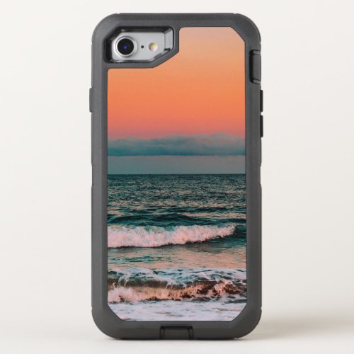 sunset over sea OtterBox defender iPhone SE87 case