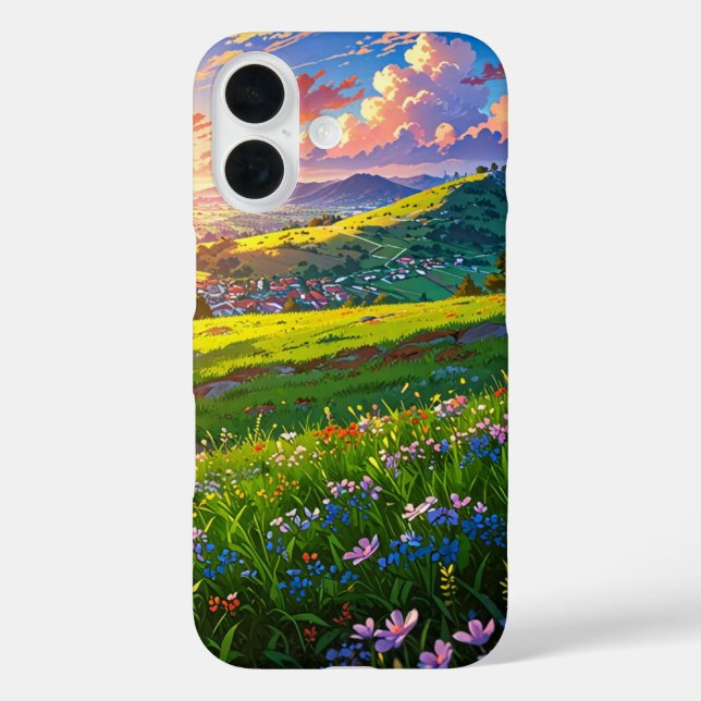 Sunset Over Spring Hills Case-Mate iPhone Case (Back)