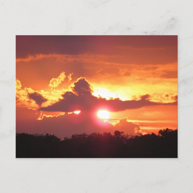 Sunset over St. Augustine, Florida Holiday Postcard (Front)