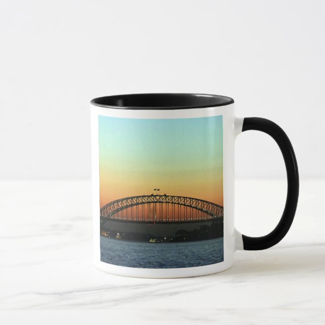 Sunset over Sydney Harbor Bridge, Australia Mug (Right)