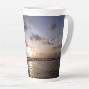 Sunset over the Arabic Sea Latte Mug