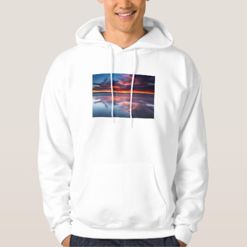 Sunset over the Channel Islands CA Hoodie