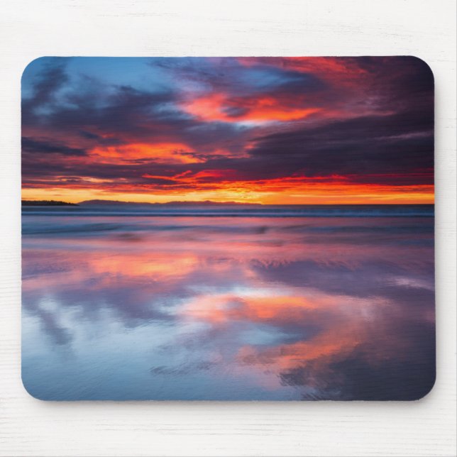 Sunset over the Channel Islands, CA Mouse Pad (Front)