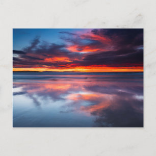 Sunset over the Channel Islands, CA Postcard