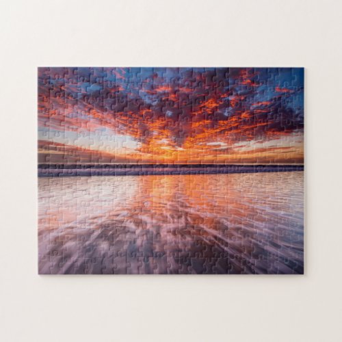 Sunset Over The Channel Islands Jigsaw Puzzle