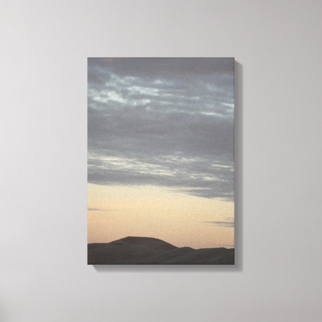 Sunset Over the Great Sand Dunes, Colorado Canvas Print (Front)