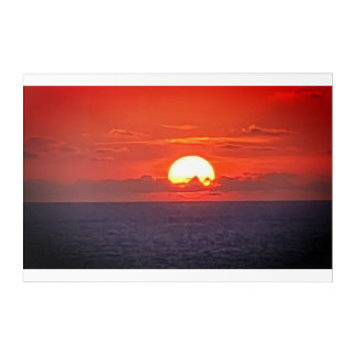 Sunset Over The Gulf Acrylic Print