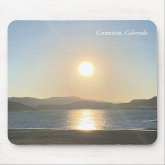 Sunset over the Gunnison River Mouse Pad