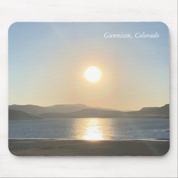 Sunset Over The Gunnison River Mouse Pad by Brookelorren at Zazzle