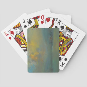 Sunset Over the Hills (by Glenn Cooper Henshaw) Poker Cards
