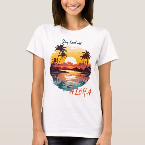 Sunset Over the Lagoon T_Shirt