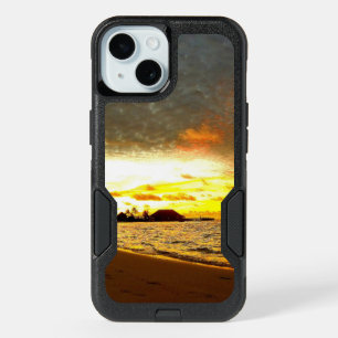 Sunset Over the Maldives iPhone 15 Case
