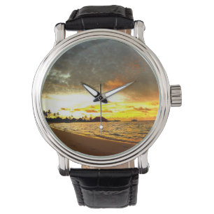 Sunset Over the Maldives Watch