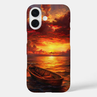 Sunset over the Ocean iPhone 16 Case