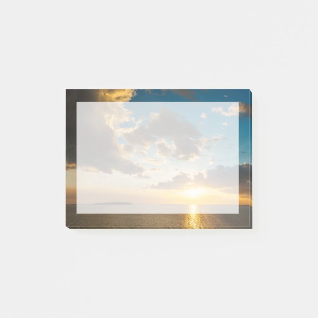 Sunset Over The Ocean, Fiji Post-it Notes (Front)