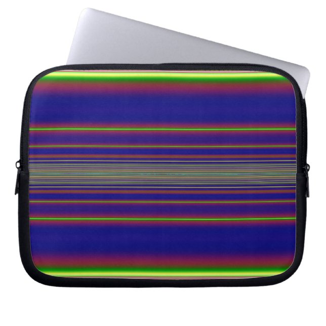 Sunset over the Ocean Fractal Laptop Sleeve (Front)