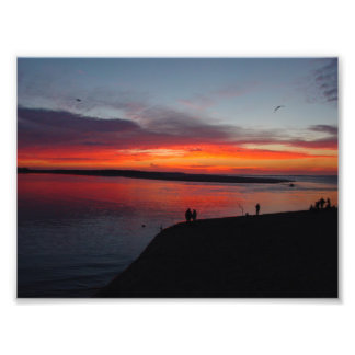 Sunset over the Ocean Photo Print
