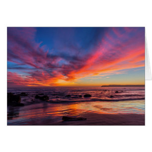 Sunset over the Pacific from Coronado 2 Cards