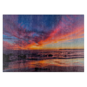 Sunset over the Pacific from Coronado 2 Cutting Board