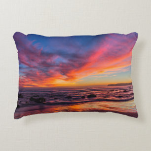 Sunset over the Pacific from Coronado 2 Decorative Pillow