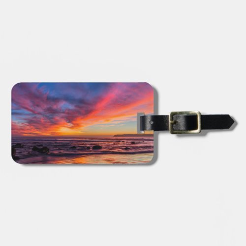 Sunset over the Pacific from Coronado 2 Luggage Tag
