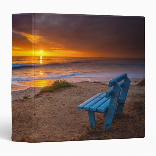 Sunset over the Pacific Ocean Binder (Front/Spine)