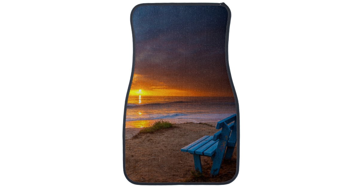 Sunset over the Pacific Ocean Car Floor Mat | Zazzle.com
