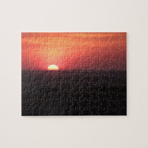 Sunset over the Palouse Jigsaw Puzzle