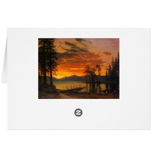 Sunset Over The River (Back Horizontal)